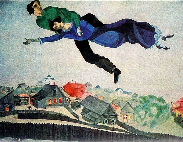 Over the town, 1918