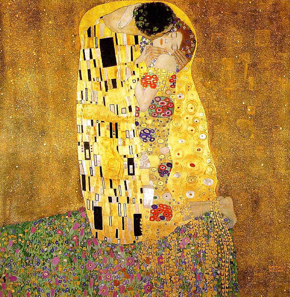 古斯塔夫·克里姆特 吻 Gustav Klimt the kiss 1908